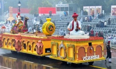 कर्तव्य पथ पर गणतंत्र दिवस परेड में रिझाएगी राजस्थान की झांकी