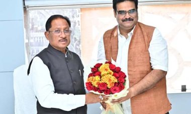 मुख्यमंत्री विष्णु देव साय से आंध्र प्रदेश सरकार के प्रतिनिधिमंडल ने की सौजन्य भेंट