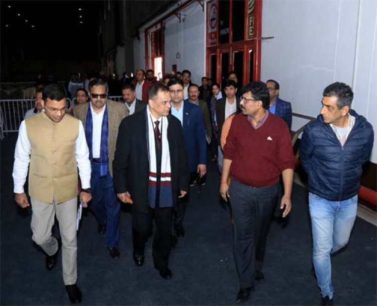 राजस्थान डिजिफेस्ट टाई ग्लोबल समिट- 2026, मुख्य सचिव ने कार्यक्रम स्थल जेईसीसी, सीतापुरा पहुंचकर लिया तैयारियों का जायजा