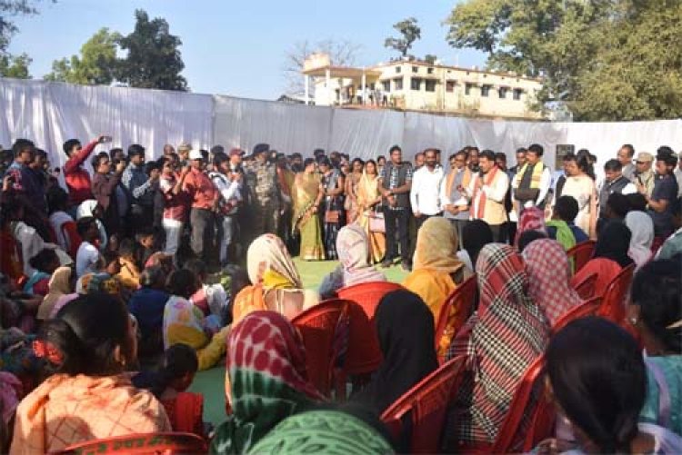 अबूझमाड़ के ओरछा पहुंचें गृह मंत्री विजय शर्मा, जनचौपाल में उमड़ा जन सैलाब