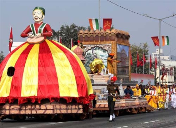 सेना दिवस परेड: राजस्थान की झांकी में राज्य की सदियों पुरानी वास्तुकला, पारंपरिक हस्तशिल्प