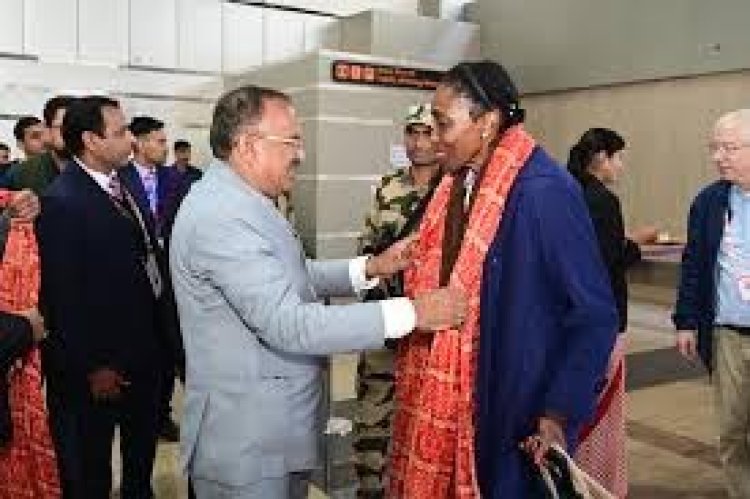 राष्ट्रमंडल देशों के संसदीय प्रतिनिधियों को भावभीनी विदाई,  विधानसभा अध्यक्ष वासुदेव देवनानी ने गुलाब का फूल भेंट कर दी विदा