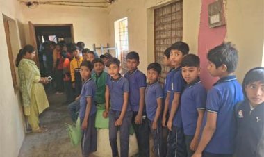 एनएचएआई की पहल : 1500 स्कूली बच्चों की हुई नेत्र जांच, 102 को मिलेंगे मुफ्त चश्मे