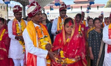 माँ दंतेश्वरी को साक्षी मानकर मुख्यमंत्री कन्या विवाह समारोह में 191 जोड़े वैवाहिक बंधन में बंधे