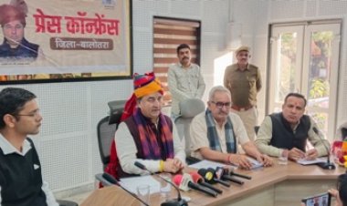 उद्योग एवं वाणिज्य राज्य मंत्री कृष्ण कुमार विश्नोई हुए पत्रकारों से रूबरू