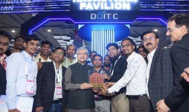 इंडिया AI इम्पैक्ट समिट 2026: केन्द्रीय इलेक्ट्रॉनिक्स एवं सूचना प्रौद्योगिकी मंत्री अश्विनी वैष्णव ने 'राजस्थान पवेलियन' का किया दौरा