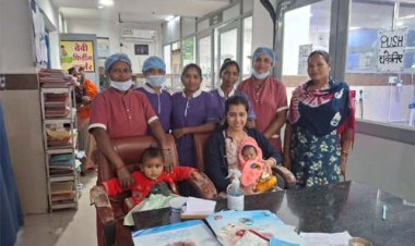 27 दिनों तक चिकित्सकों की देखभाल से नन्हीं जान को मिला नया जीवन