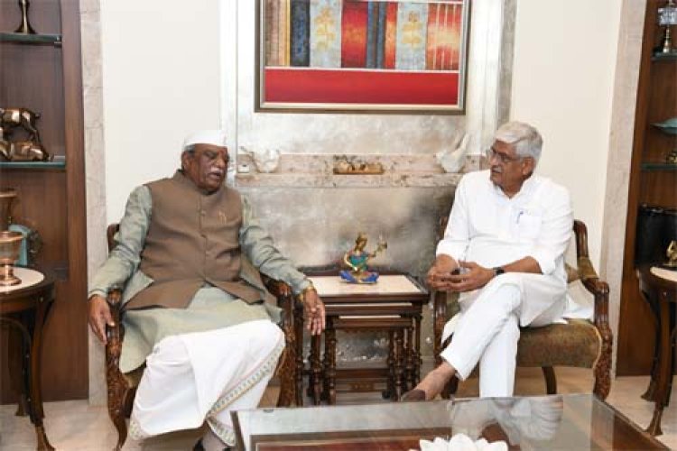 राज्य और राष्ट्र विकास के मुद्दों पर किया संवाद, राज्यपाल की केंद्रीय संस्कृति और पर्यटन मंत्री से शिष्टाचार भेंट