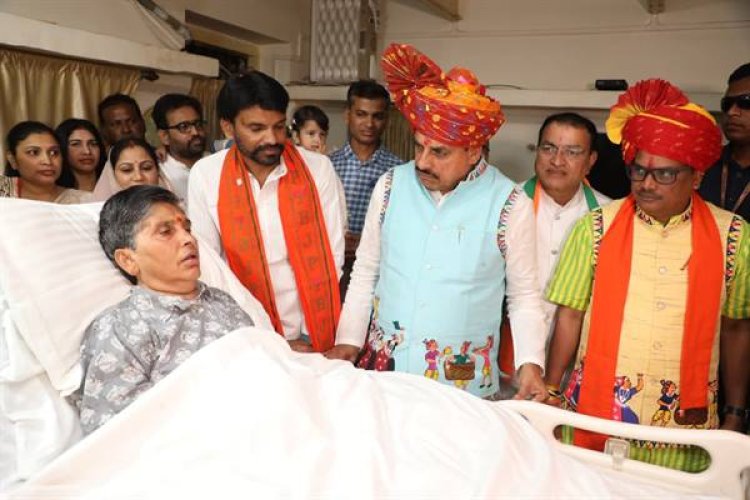 मुख्यमंत्री डॉ. यादव ने पूर्व विधायक सुलोचना रावत के स्वास्थ्य का जाना हालचाल