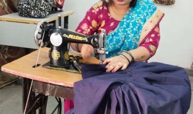 टेलरिंग के व्यवसाय में पूजा देवांगन को मिला मजबूत आधार