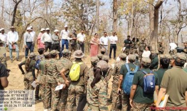 प्रशिक्षु आईएफएस अधिकारियों ने छत्तीसगढ़ में भू-जल संरक्षण कार्यों का किया अध्ययन