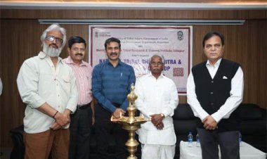 नेशनल ट्र्राईबल भित्ति चित्र एवं माण्डना कला कार्यशाला का शुभारंभ, देश के विभिन्न राज्यों से पहुंचे जनजाति कलाकार