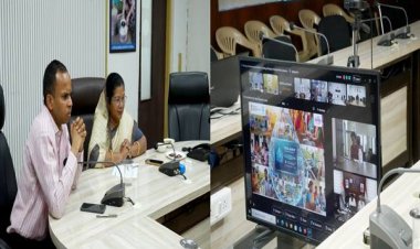 जल जीवन मिशन 2.0 के क्रियान्वयन को लेकर केंद्रीय मंत्री की बैठक में मंत्री श्रीमती उइके ने की सहभागिता