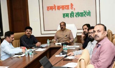 केन्द्रीय जल शक्ति मंत्रालय की वीसी में शामिल हुए उप मुख्यमंत्री अरूण साव