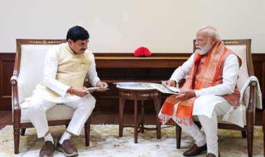 प्रधानमंत्री मोदी से मुख्यमंत्री डॉ. यादव ने नई दिल्ली में की भेंट