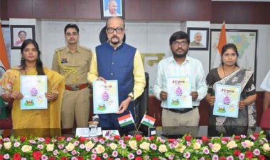 राज्यपाल डेका से धमतरी के सुदूर वनांचल क्षेत्र के प्रतिभाशाली बच्चों ने की आत्मीय मुलाकात