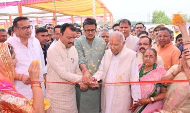 उप मुख्यमंत्री बैरवा ने चूरू जिले के तारानगर में नवनिर्मित भवन किया लोकार्पण