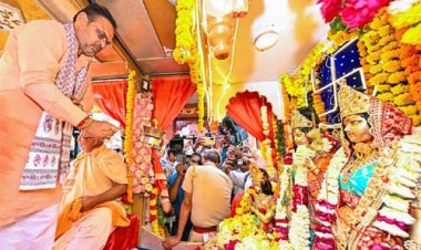 मुख्यमंत्री भजनलाल शर्मा जोधपुर में रामनवमी शोभायात्रा में हुए शामिल