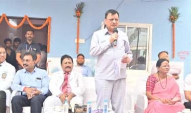 वाणिज्य, उद्योग एवं श्रम मंत्री देवांगन ने कोरबा मेडिकल कॉलेज अस्पताल में 61.82 लाख की लागत से निर्मित रैन बसेरा का किया लोकार्पण