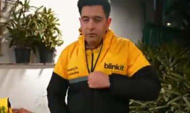 नए अवतार में नजर आए AAP सांसद राघव चड्ढा,  बने डिलीवरी बॉय, घर-घर पहुंचाया सामान