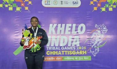 खेलो इंडिया ट्राइबल गेम्स 2026 : कर्नाटक की मनीषा जोंस सिद्दी ने जीता गोल्ड