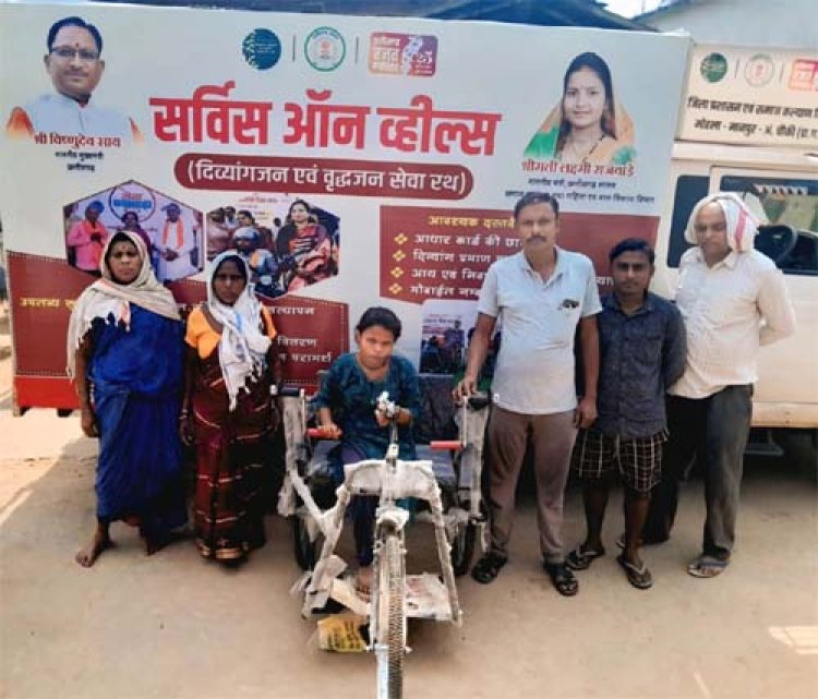18 दिवसीय सर्विस ऑन व्हील्स अभियान बना जनसेवा की मिसाल, हजारों दिव्यांगजन एवं वृद्धजन लाभान्वित