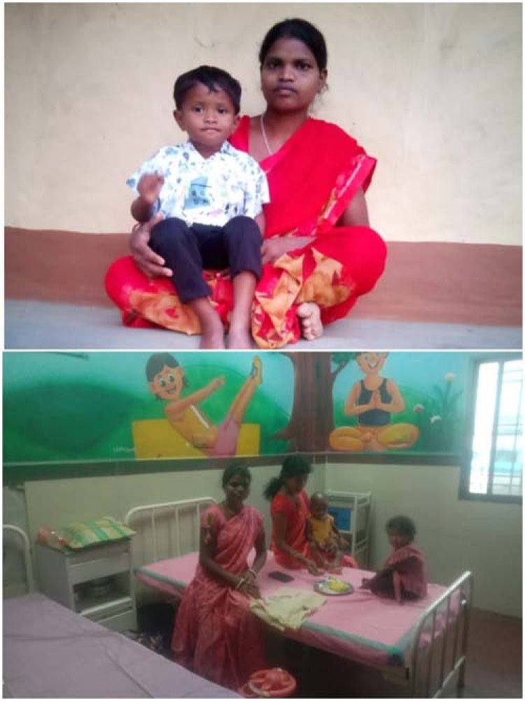 मां की लगन और आंगनबाड़ी की मेहनत रंग लाई, अब सामान्य श्रेणी में आई दो वर्षीय श्रृष्टि