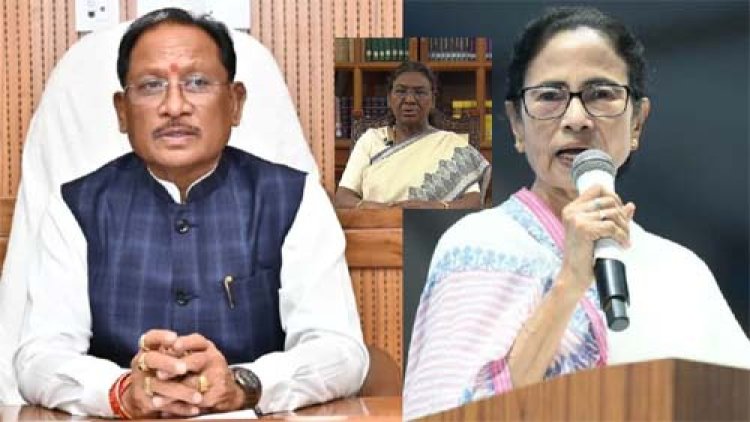 राष्ट्रपति द्रौपदी मुर्मु के अपमान पर मुख्यमंत्री विष्णु देव साय ने लिखा ममता बनर्जी को कड़ा पत्र