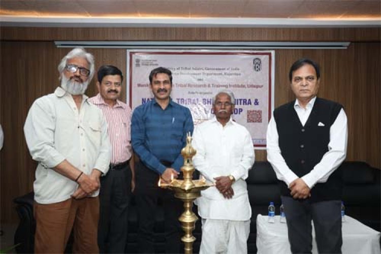 नेशनल ट्र्राईबल भित्ति चित्र एवं माण्डना कला कार्यशाला का शुभारंभ, देश के विभिन्न राज्यों से पहुंचे जनजाति कलाकार