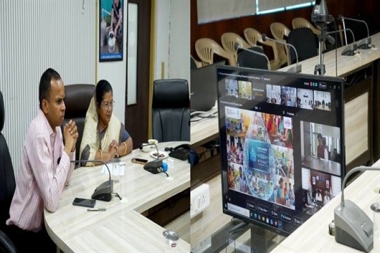 जल जीवन मिशन 2.0 के क्रियान्वयन को लेकर केंद्रीय मंत्री की बैठक में मंत्री श्रीमती उइके ने की सहभागिता