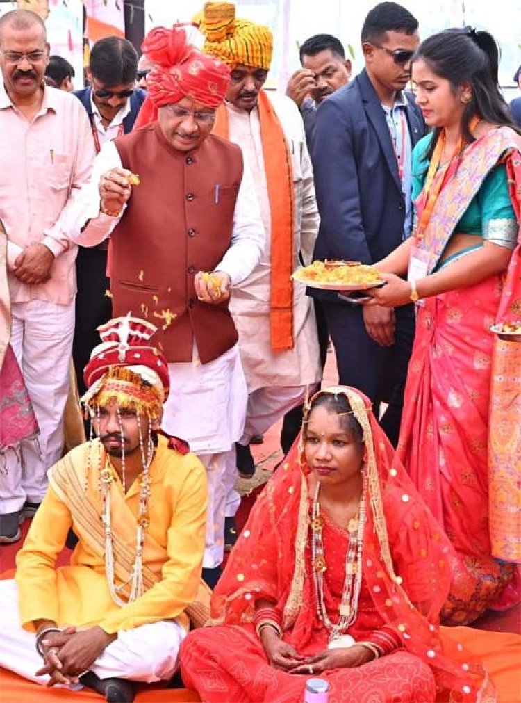 गोल्डन बुक ऑफ वर्ल्ड रिकॉर्ड में दर्ज हुआ छत्तीसगढ़ का सामूहिक विवाह