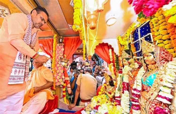 मुख्यमंत्री भजनलाल शर्मा जोधपुर में रामनवमी शोभायात्रा में हुए शामिल