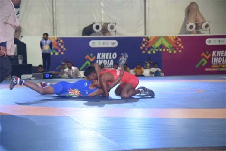 खेलो इंडिया ट्राइबल गेम्स 2026 : सरगुजा में कुश्ती स्पर्धा का शानदार समापन