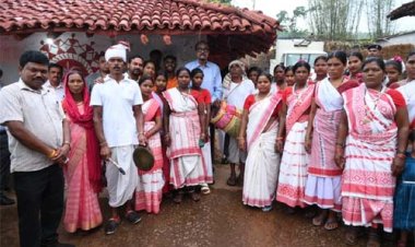 राज्यपाल रमेन डेका ने जशपुर के केरेगांव होम-स्टे का किया अवलोकन