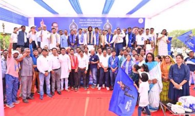 नवा रायपुर में जनसैलाब के बीच गरिमामय वातावरण में मनाई गई डॉ. भीमराव अंबेडकर की 135वीं जयंती