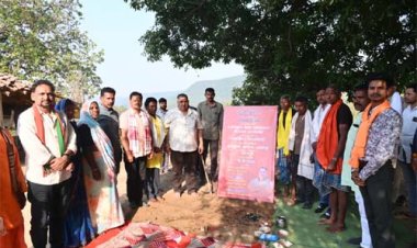 पर्यटन एवं संस्कृति मंत्री राजेश अग्रवाल ने उदयपुर के मतरिंगा में शेड निर्माण का किया भूमिपूजन