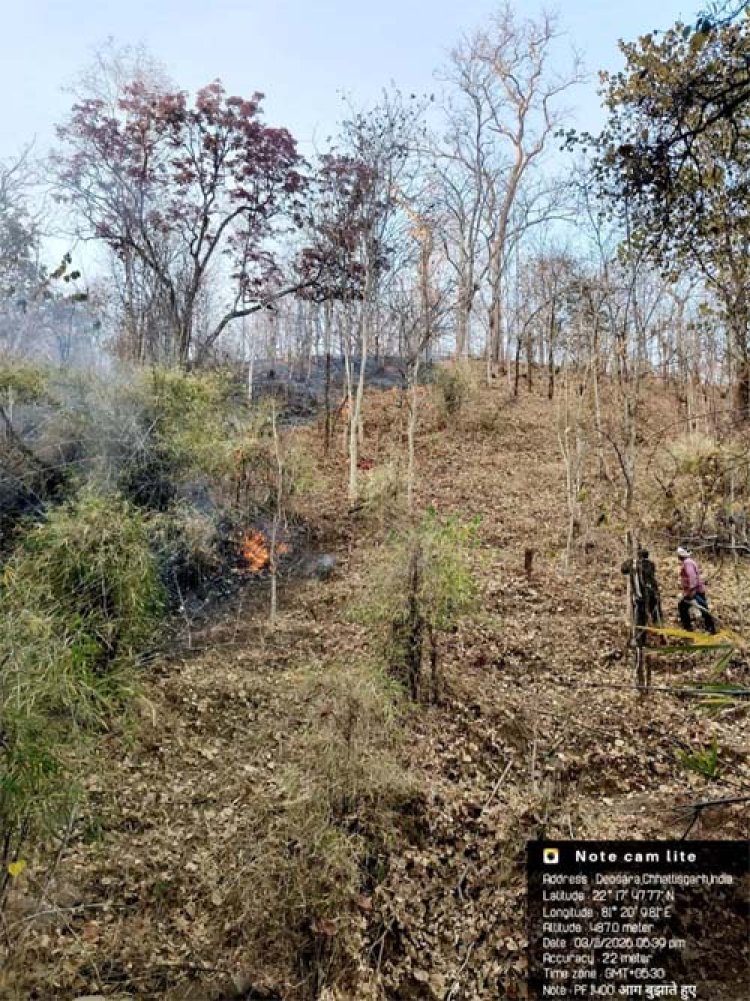 25 हजार हेक्टेयर क्षेत्र में ‘फायर अलर्ट’ सिस्टम बना मजबूत सुरक्षा कवच