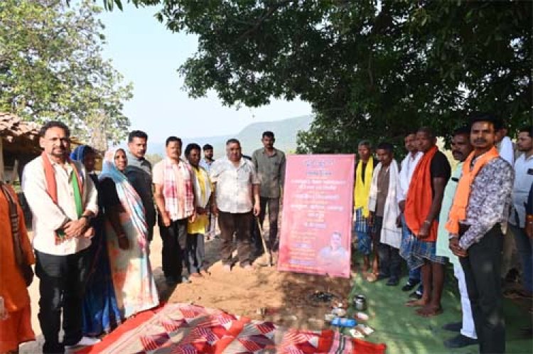 पर्यटन एवं संस्कृति मंत्री राजेश अग्रवाल ने उदयपुर के मतरिंगा में शेड निर्माण का किया भूमिपूजन