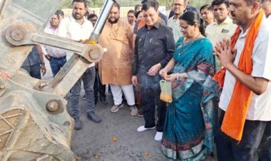 सर्वमंगला पुल सड़क का डामरीकरण व सुदृढ़ीकरण कार्य प्रारंभ