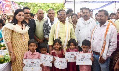 ग्राम पंचायत विजयनगर में जनसमस्या निवारण शिविर में कृषि मंत्री हुए शामिल