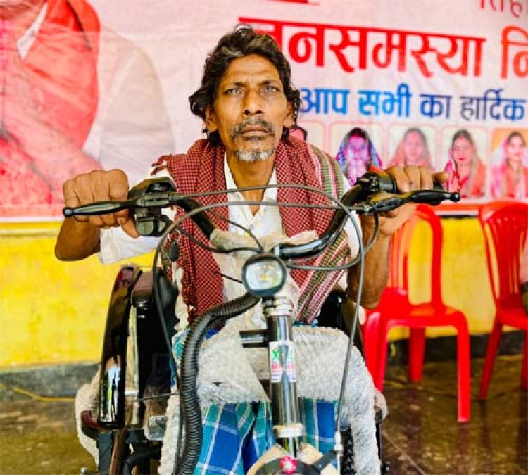सुशासन तिहार: दिव्यांग केदारी साहू को मिली नई रफ्तार