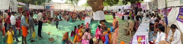 बस्तर के सुदूर वनांचल ग्राम भेजा के सुशासन तिहार में ग्रामीणों को मिला योजनाओं का लाभ