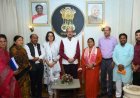 राज्यपाल डेका से राष्ट्रीय पिछड़ा वर्ग आयोग की अध्यक्ष साध्वी निरंजन ज्योति ने की सौजन्य भेंट