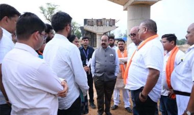 दंतेवाड़ा को भारी वाहनों के दबाव से मिलेगी मुक्ति, दिसम्बर तक पूरा होगा बायपास सड़क और पुल का काम