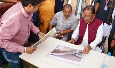मुख्यमंत्री विष्णुदेव साय ने सलियाटोली में निर्माणाधीन नालंदा परिसर का किया निरीक्षण