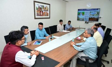 नवा रायपुर को हरित एवं पर्यावरण अनुकूल बनाने के लिए वृक्षारोपण कार्यों की हुई समीक्षा