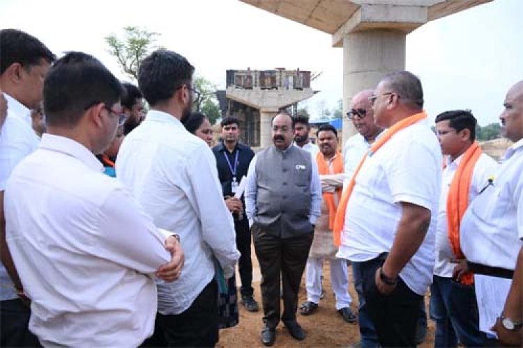 दंतेवाड़ा को भारी वाहनों के दबाव से मिलेगी मुक्ति, दिसम्बर तक पूरा होगा बायपास सड़क और पुल का काम