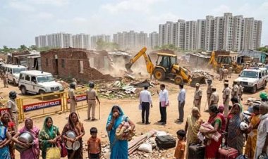 नकटी में शासकीय भूमि से अतिक्रमण हटाने से पहले सरकार ने प्रभावित परिवारों को दिया पक्का आवास