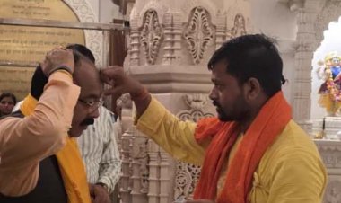 अयोध्या पहुंचकर उप मुख्यमंत्री अरूण साव ने किया रामलला का दर्शन