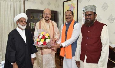 राज्यपाल रमेन डेका से छत्तीसगढ़ राज्य हज कमेटी के अध्यक्ष ने की सौजन्य भेंट